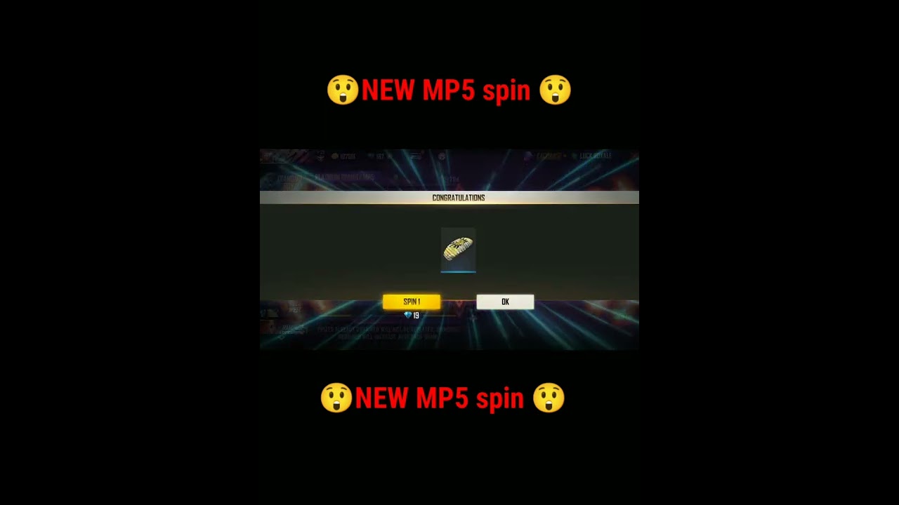 😲NEW MP5 spin in 67 diamond Lol 😲
