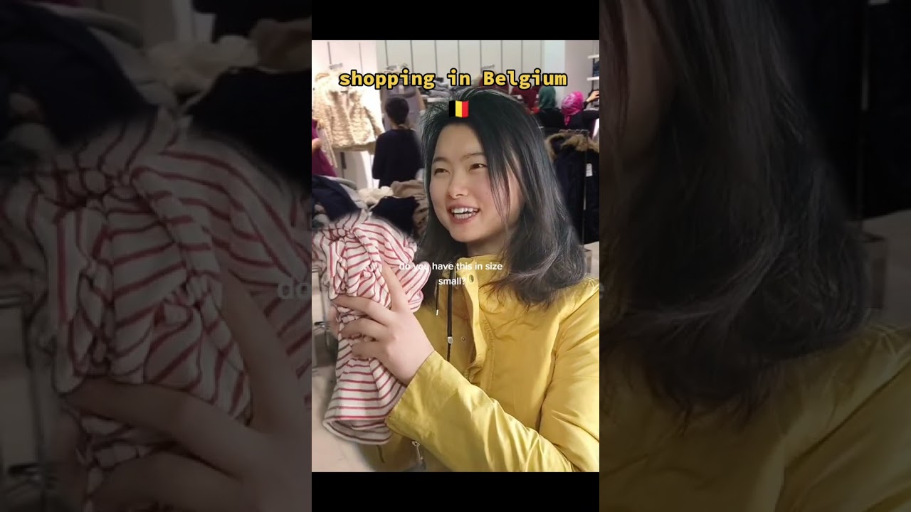 Shopping in Korea vs in Belgium