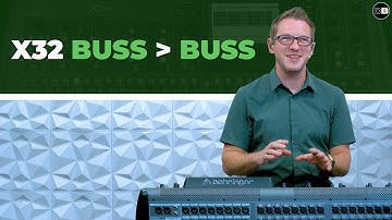 Behringer X32 – How to Route a Buss to Another Buss