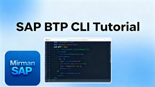 SAP BTP CLI #tutorial #sap #btp #cli #basic #code #education #learning #clouds #mirman #English #act