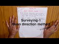 Mean direction method |Theodolite| Surveying-1 #surveying #civilengineering 
