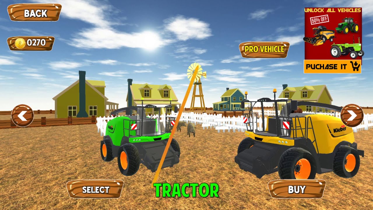 Jogo de Trator na Fazenda para Crianças (Farm Simulator) - YouTube