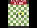 Daily Chess Puzzle Solution from chess.com 02-11-2025. Find the Queen capturing moves.