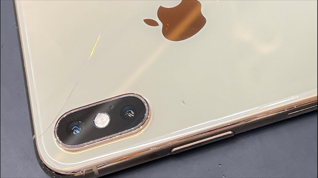 最短1時間!】iPhone XS 背面ガラス割れ交換修理 - YouTube