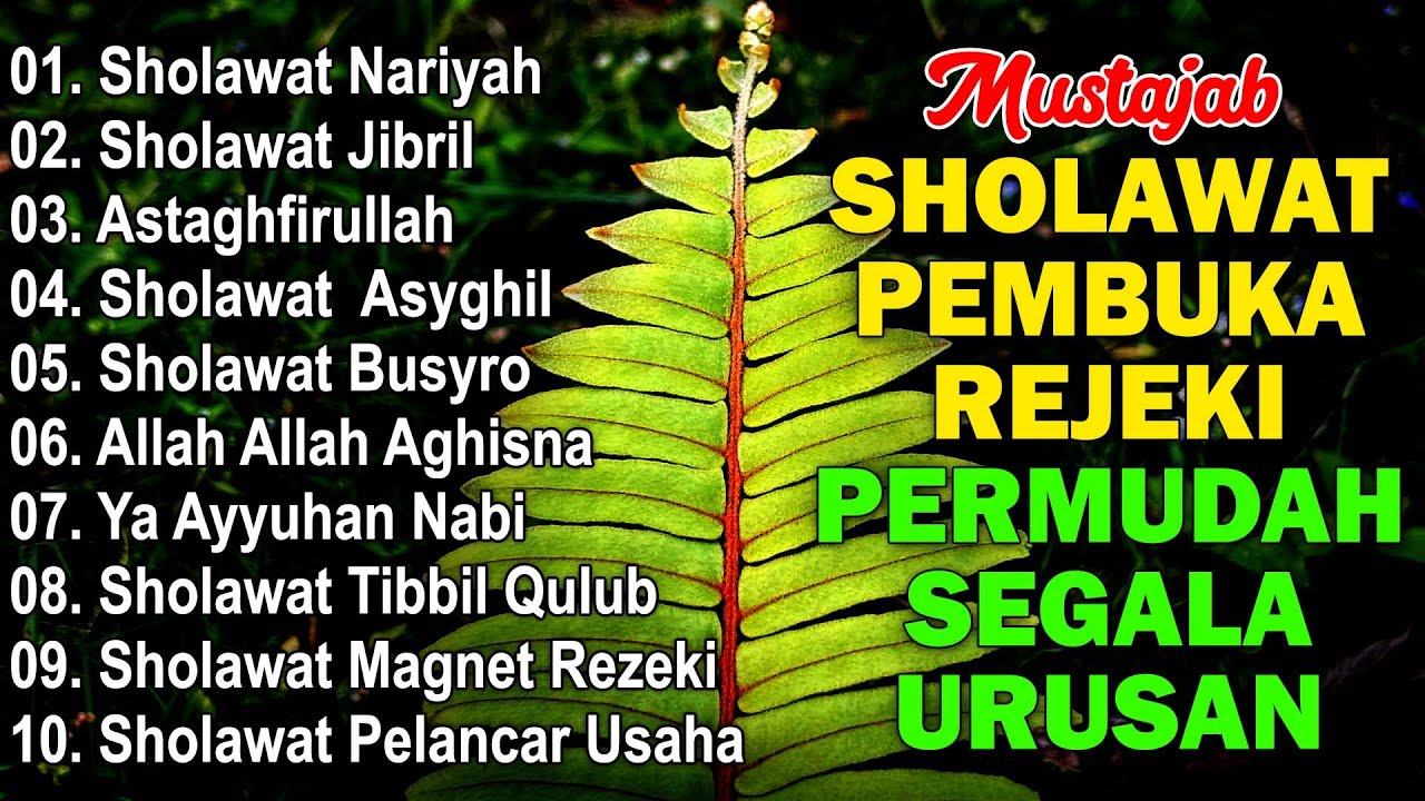 KUMPULAN SHOLAWAT TERBARU 2025 | SHOLAWAT JIBRIL PENARIK REZEKI, BUSYRO | SHOLAWAT TERPOPULER 2025
