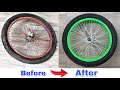 Old BMX Bicycle Wheel Restoration and Hub Brake Full Service