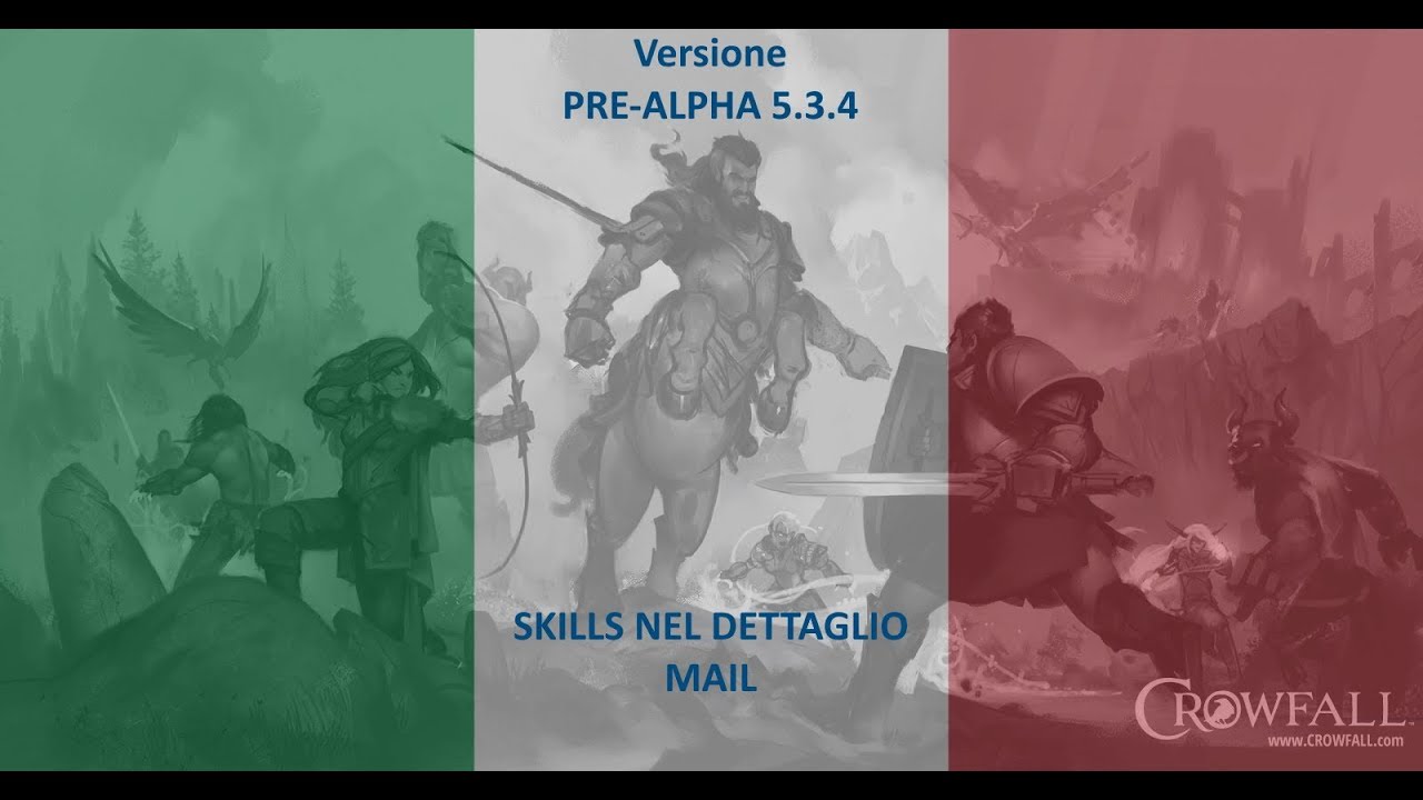 007 - Crowfall | PRE-ALPHA 5.3.4 - SKILLS | Profession | Combat | Armor | Mail