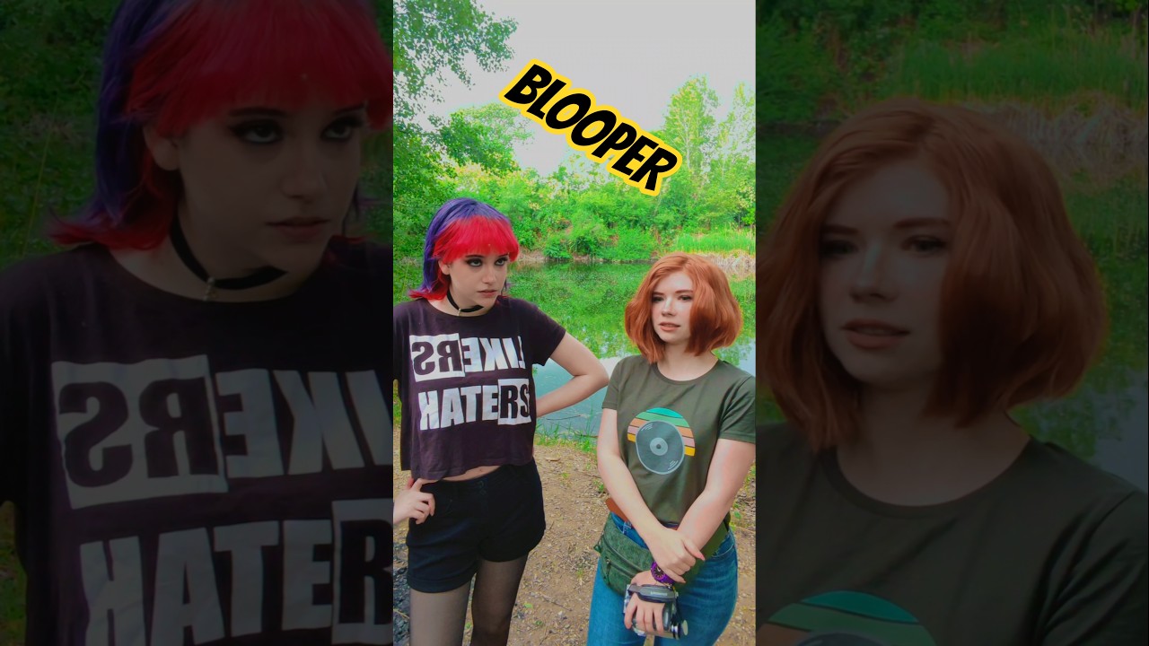 BLOOPER / Are you gay? | Nora & Swann @nikkihatsunecosplay Lost Records #cosplay #shorts
