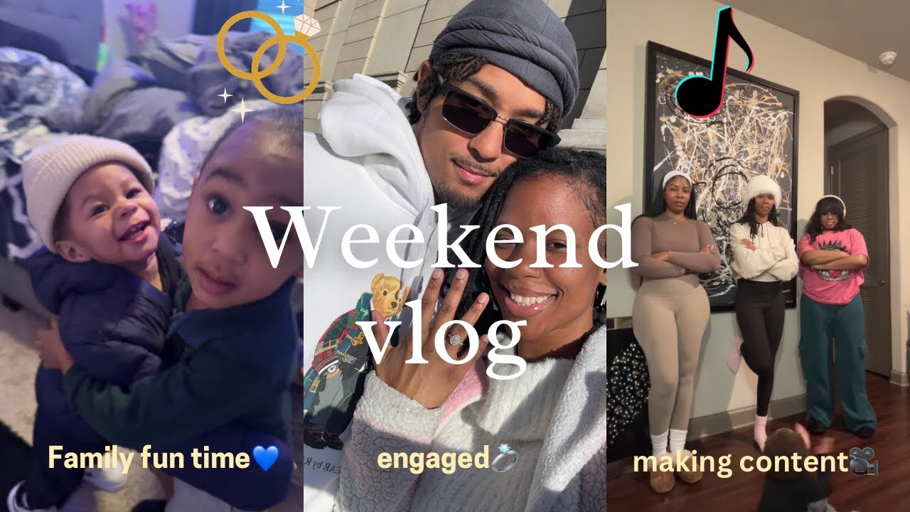 Weekend Engaged Weekend in my life🎉GOT ENGAGED💍🥺MAKING CONTENT,NEW YEARS RECAP🎆 - YouTube