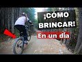 ¡Le enseño a brincar a una PRINCIPIANTE! | MTB