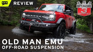 2021-2023 Bronco Old Man Emu Suspension Off-Road Review
We put Old Man Emus lift to the test on our 2021 Badlands Bronco as we tackled mountain passes, winding desert trails and sandy washes across the southwest.
4-Door Bronco Old Man Emu Suspension Kit - Light Load #1 - (Stock Vehicle / No Additional Mods)
https://www.stage3motorsports.com/bronlk1-21-22-bronco-4-door-arb-old-man-emu-suspension-kit-light-load.html
4-Door Bronco Old Man Emu Suspension Kit - Light Load #2 - (Aftermarket Front Bumper / No Winch)
https://www.stage3motorsports.com/bronlk2-21-22-bronco-4-door-arb-old-man-emu-suspension-kit-light-load.html
4-Door Bronco Old Man Emu Suspension Kit - Medium Load #1 - (Aftermarket Front & Rear Bumpers / No Winch)
https://www.stage3motorsports.com/bronmk1-21-22-bronco-4-door-arb-old-man-emu-suspension-kit-medium-load.html
4-Door Bronco Old Man Emu Suspension Kit - Medium Load #2 - (Aftermarket Front & Rear Bumpers and Roof Rack)
https://www.stage3motorsports.com/bronmk2-21-22-bronco-4-door-arb-old-man-emu-suspension-kit-medium-load.html
4-Door Bronco Old Man Emu Suspension Kit - Heavy Load #1 - (Vehicles with Aftermarket Bumpers, Winch and Light Roof Rack)
https://www.stage3motorsports.com/bronhk2-21-22-bronco-4-door-arb-old-man-emu-suspension-kit-heavy-load.html
4-Door Bronco Old Man Emu Suspension Kit - Heavy Load #2 - (Vehicles with Aftermarket Bumpers, Winch and Heavily Loaded Roof Rack)
https://www.stage3motorsports.com/bronhk3-21-22-bronco-4-door-arb-old-man-emu-suspension-kit-heavy-load.html
Old Man Emu Bronco Suspension Parts
https://www.stage3motorsports.com/search?query=Bronco-Old-Man-Emu
Fuel Rebel Wheels 17x9” 1mm Offset (Black)
https://www.stage3motorsports.com/d67917908450-6x1397mm-fuel-17x9-rebel-d679-black-1mm-offset-wheel.html
BFGoodrich KO2 A/T Tires LT37x12.50R17
https://www.stage3motorsports.com/bfg12987-37x12.50r17-bf-goodrich-all-terrain-ta-ko2-tire.html
0:00 Intro / Choosing the Right OME Kit
2:02 Lift Height and Stance
2:46 Wheel and Tire Fitment
3:30 What Springs and Why?
6:29 Off-Road Trail Driving and Ride Quality
9:56 High-Speed Off-Roading
11:40 Daily Driving / On-Road Performance
13:24 Final Thoughts / Who is This Kit for?
Time for an upgrade? Stage 3 Motorsports has you covered!
https://www.stage3motorsports.com/
SUBSCRIBE AND FOLLOW US
https://www.facebook.com/Stage3motorsportscom/
https://www.instagram.com/stage3motorsports/ 2021-2023 Bronco Old Man Emu Suspension Off-Road Review
