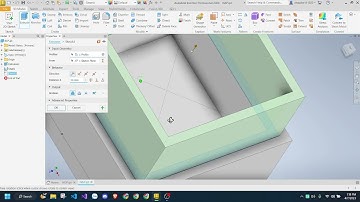 Vẽ 3D cái hộp cực đơn giản bằng phần mềm Inventor Autodesk