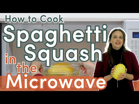 Como cozinhar espaguete Squash no microondas