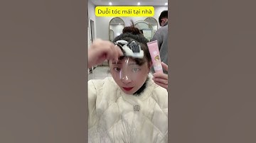 Duỗi tóc mái tại nhà #shorts