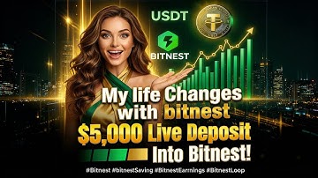 $5,000 Deposit Into Bitnest!  My life bitnest  #Bitnest #bitnestSaving #BitnestEarnings #BitnestLoop