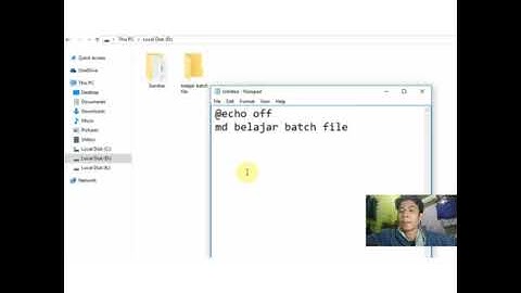 Perintah dasar pada programan batch file