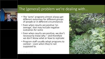 Introduction to Realist Evaluation