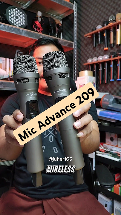 Mic Terbaru Advance 209 #mic #microphone #mickaraoke #micduetkaraoke #micadvance #micadvance209