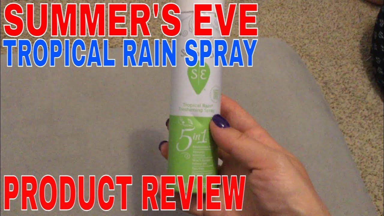 How To Use Summer's Eve Tropical Rain Spray Review 🔴 YouTube