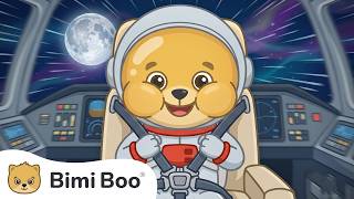 Explore the Moon 🌙🚀 | Space Cartoon for Kids | Bimi Boo