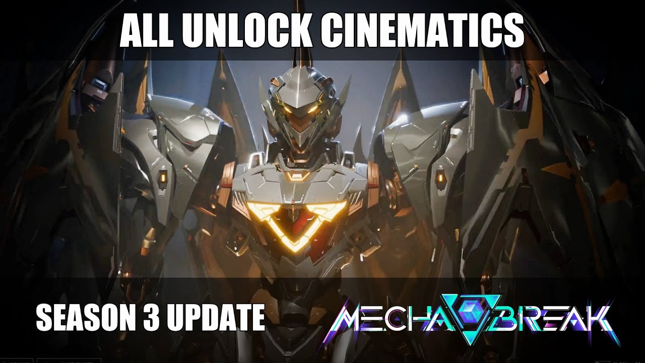 All Striker Unlock Cinematics (Season 3 Update) - Mecha BREAK