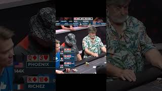 Tôm Đú và thuật ẩn thân khi cầm 3 Át, gặp ngay 2 thanh niên "cứng" #highlight #pokergame #shorts