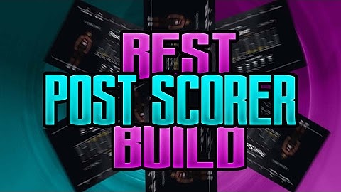 NBA2K17~ BEST POST SCORER BUILD~ HOW TO MAKE A UNSTOPPABLE CENTER