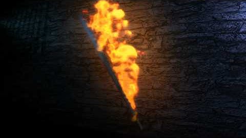 Blender Flaming Sword (VFX) Test