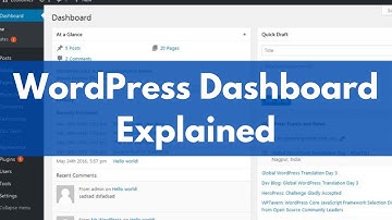 WordPress Dashboard Explained | WordPress Admin Panel | WordPress Dashboard Tutorial for Beginners