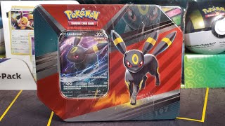 pokmon trading card game: heroes tin - umbreon Will you choose the relaxing radiance of Espeon V V Heroes Tin: Umbreon V!!