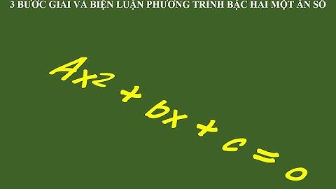 Hướng dẫn giải các phuong trình bậc cao