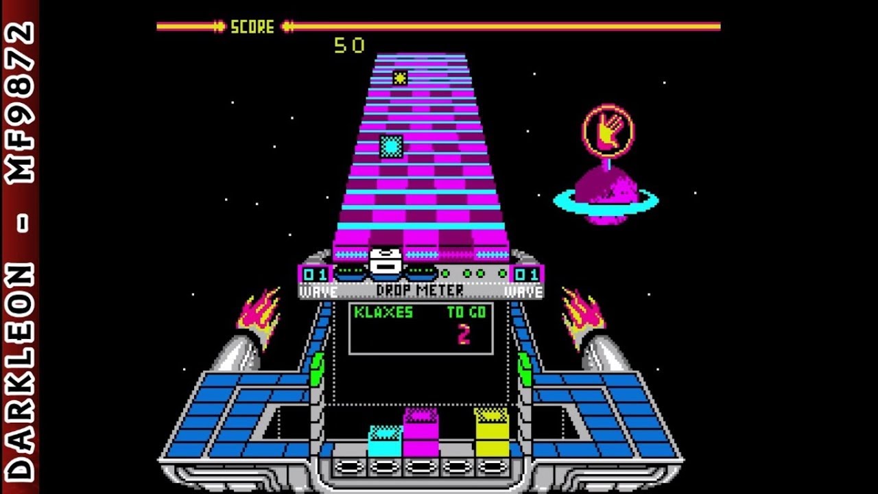 Jeu Vidéo KLAX Sur SEGA Master System - Bon État - Version Française