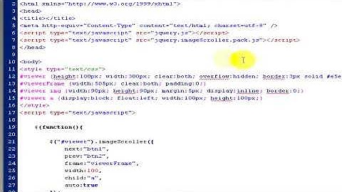 How to Create Rolling Photos on a Web Page