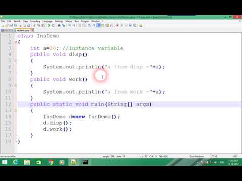 type of variables in java in hindi lecture#14