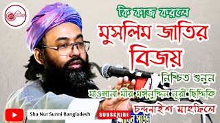 কি কাজ করলে মুসলিম জাতির বিজয় হবে শুনুন, মাওলানা মঈনুদ্দিন নূরী ছিদ্দিকি, Maulana Moinuddin Nuri was screenshot 4
