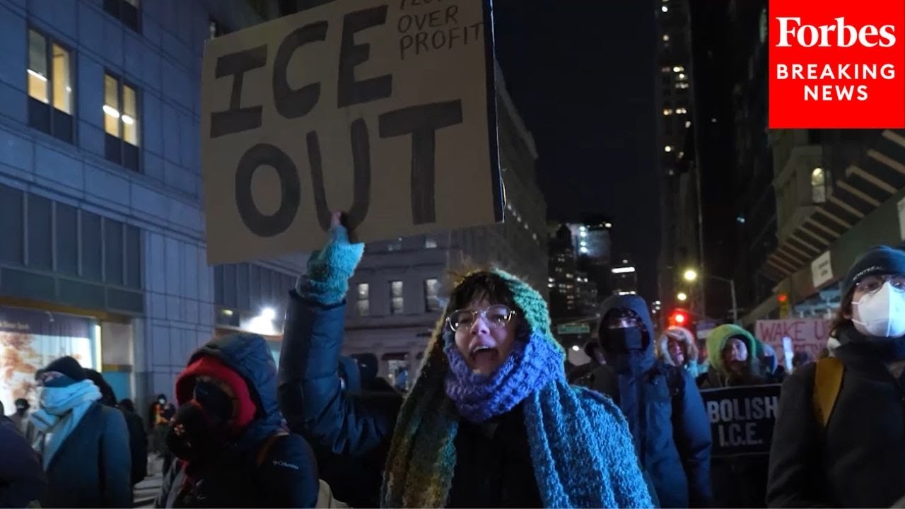 Minneapolis Shooting Leads Demonstrators To March Down Streets Of New York City In Protest