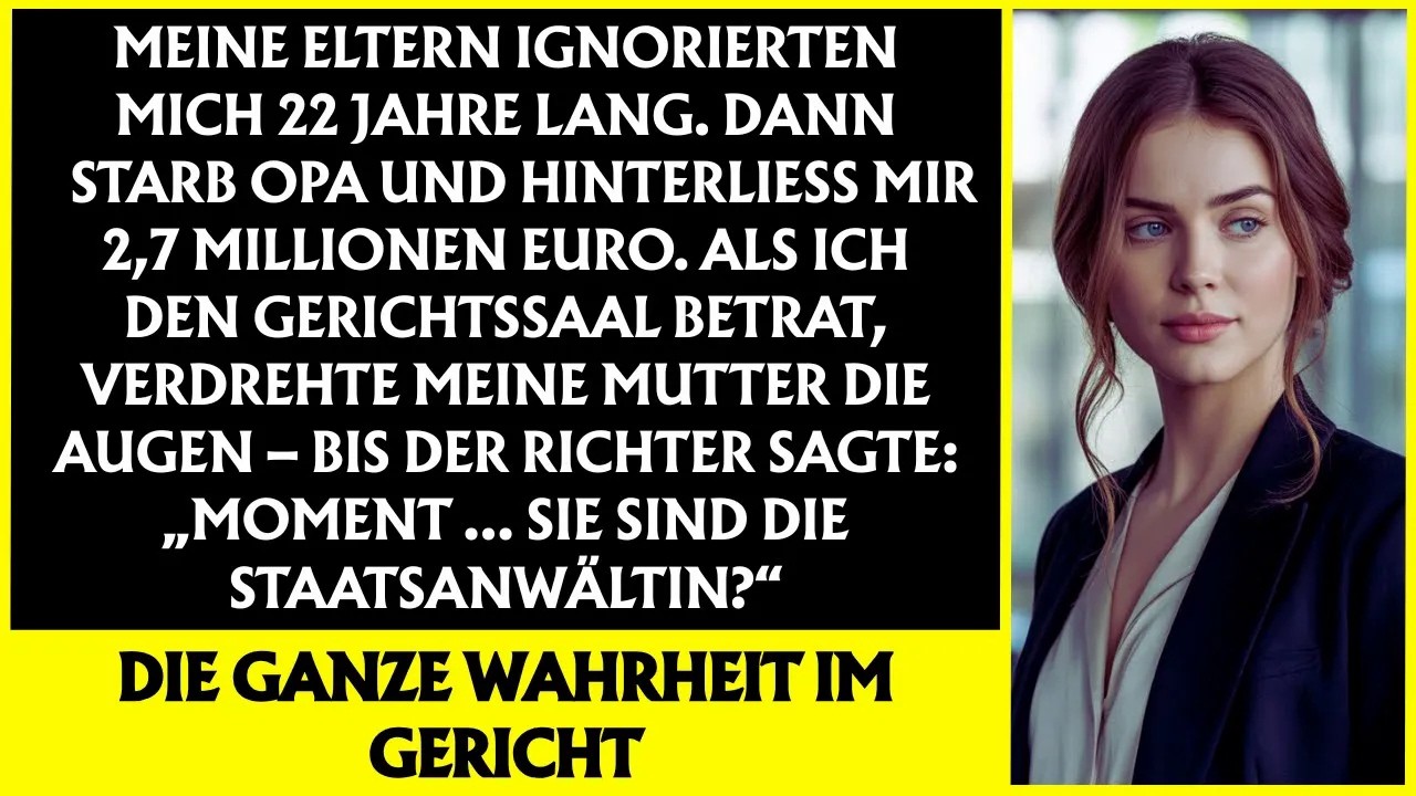 „Meine Eltern verließen mich mit 4, dann verklagten sie mich auf 2,7 Mio €, die Opa mir hinterlie