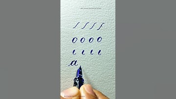 Formation of small letter "a" in cursive handwriting | cursive writing practice #cursive