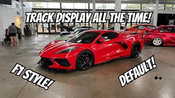 C8 Corvette Track Display in all modes! How to make track display the default.