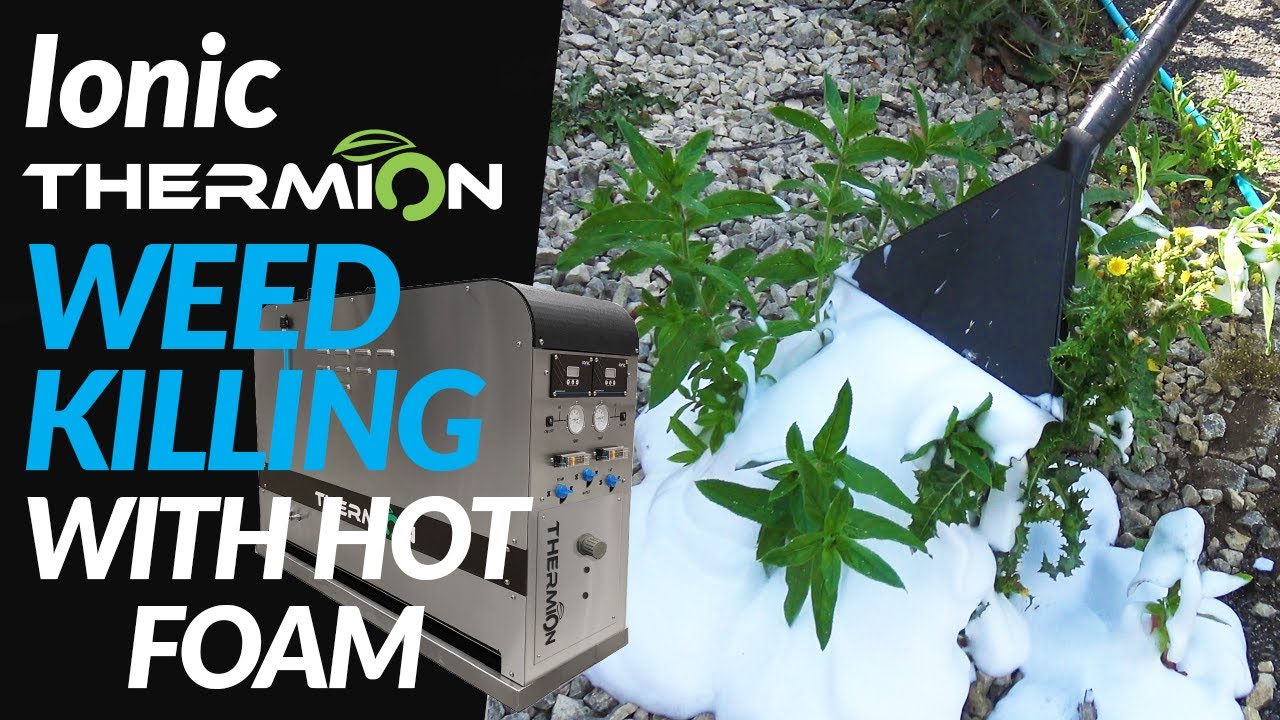 Thermion Weed Killing with hot foam | Ionic Systems