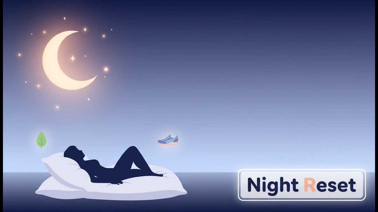 Bedtime Calm Reset 🌙 meditation, sleep positive mindset, positive messages, sleep relaxation