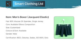 Men’s Boxer Shorts with Jacquard Elastic – Soft, Best Prices screenshot 4