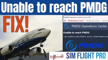 Unable to reach PMDG "FIX" for MSFS | Quick and Easy! (1 min)