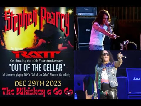 RATT's Stephen Pearcy tp perform "Out Of The Cellar" in full on 40th Anniv. show/tour