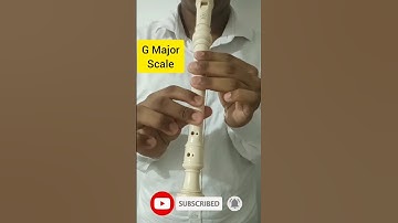 G Major Scale | Recorder | Learn Recoder #shorts #recorder #music