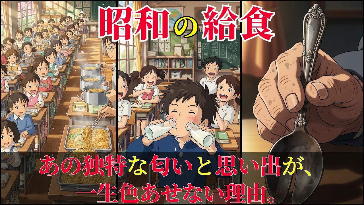 昭和50年代の給食、どうしてあの時間は消えてしまったのでしょう。