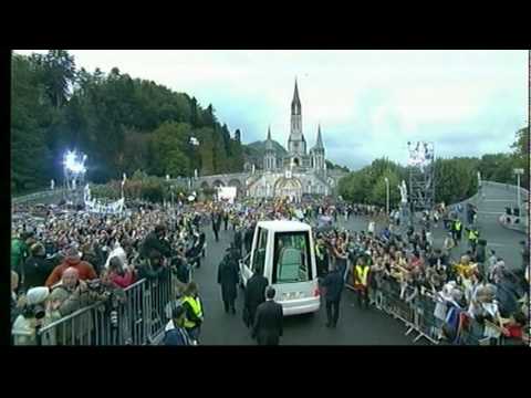 Lourdes France : Benedict XVI in 2008 - Pellegrina...