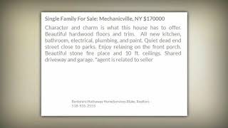 Ashley Zecca: 45 Green St Mechanicville NY 12118