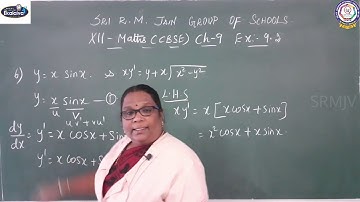 CBSE - Class -  XII -  Maths - Differential equations Ex:9.2 Q.no: 1 to 10