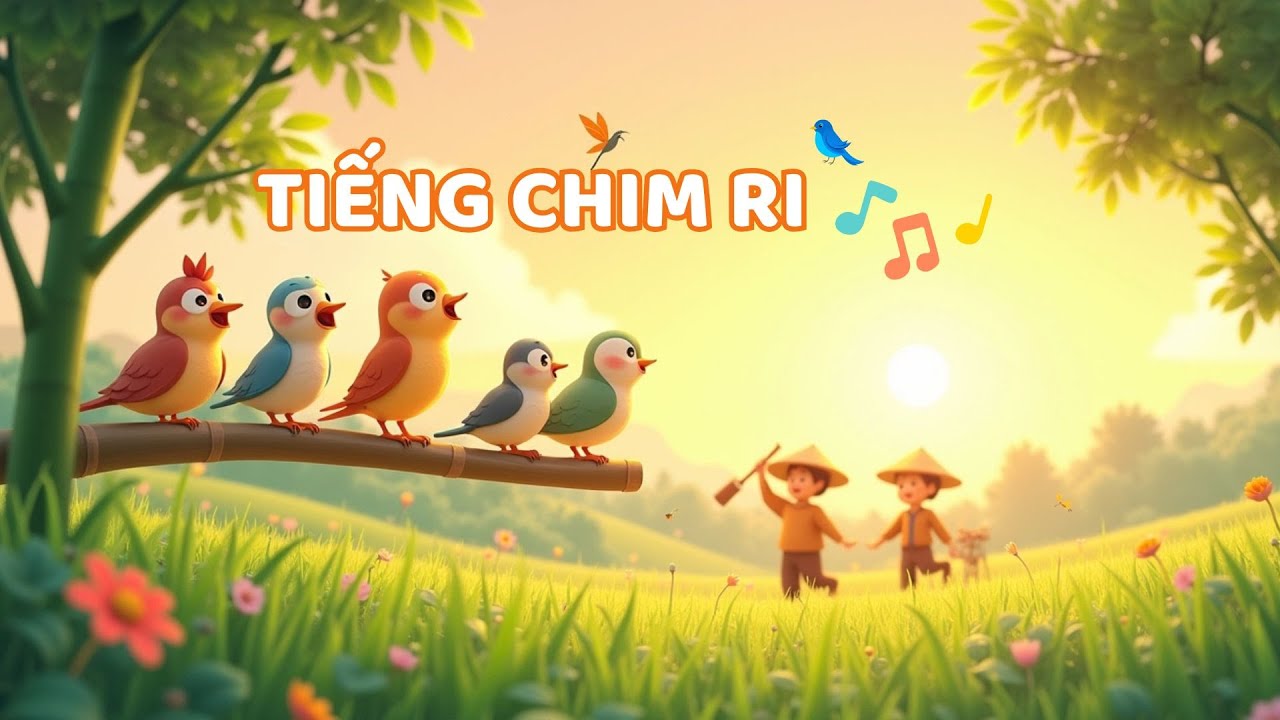 Tiếng con chim ri 🐦| Bài hát về các loài chim (Sáo sậu, tu hú) | Nhạc ...